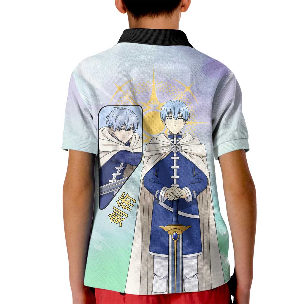 Himmel Frieren Beyond Journey’s End Kid Polo Shirt Celestial Anime Fantasy Style