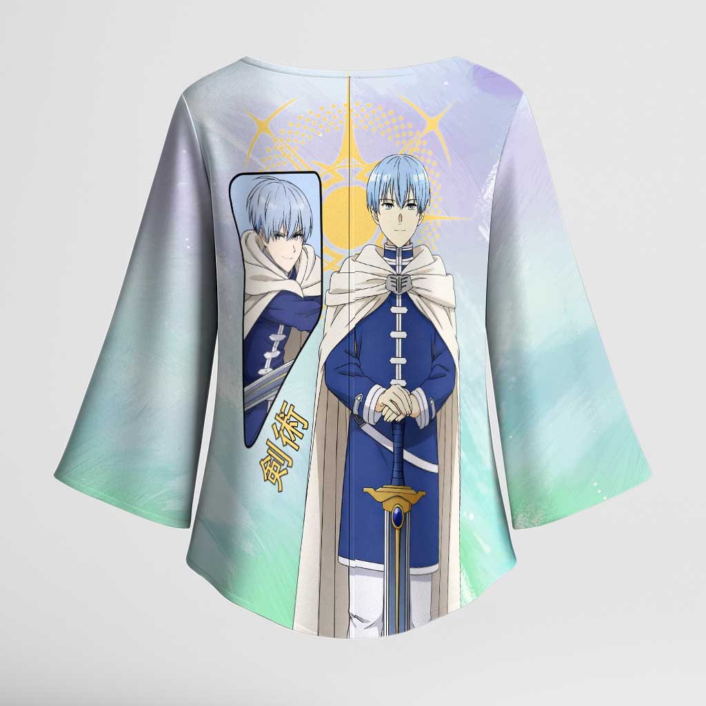 Himmel Frieren Beyond Journey’s End Kimono Sleeve Blouse Celestial Anime Fantasy Style