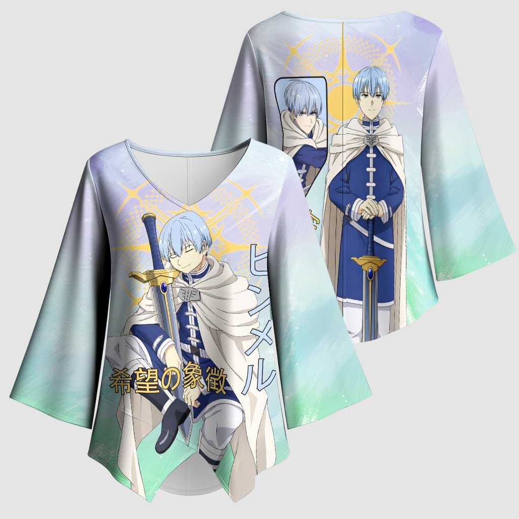 Himmel Frieren Beyond Journey’s End Kimono Sleeve Blouse Celestial Anime Fantasy Style