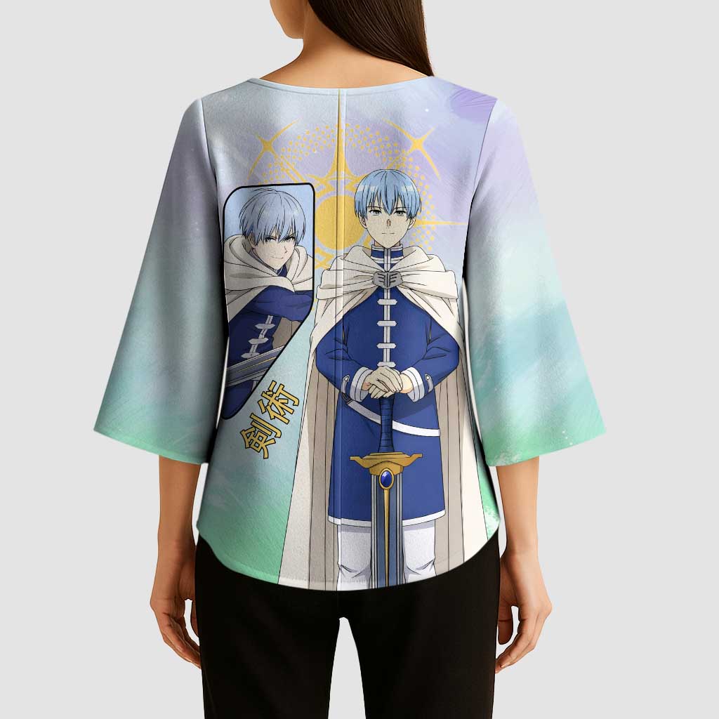 Himmel Frieren Beyond Journey’s End Kimono Sleeve Blouse Celestial Anime Fantasy Style