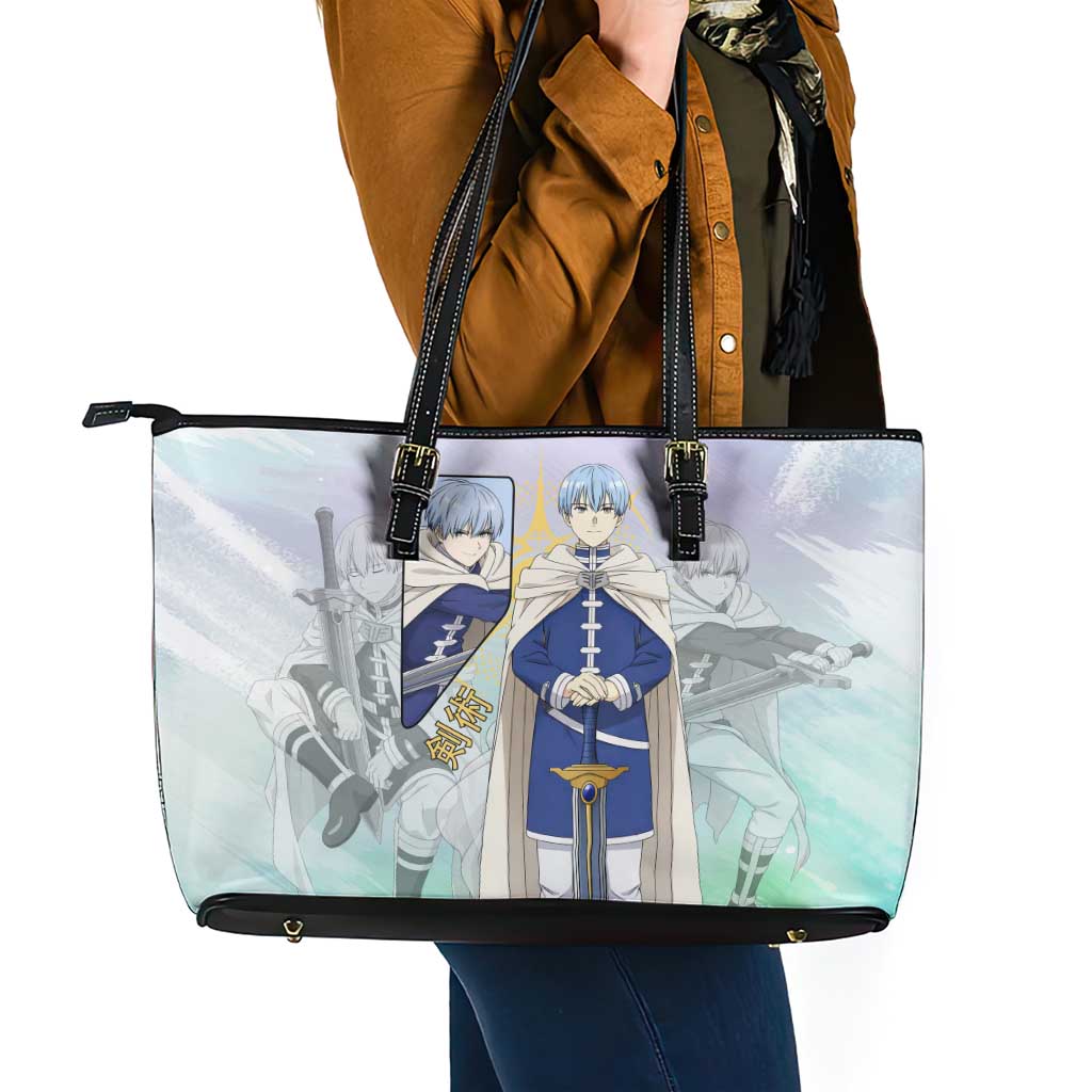 Himmel Frieren Beyond Journey’s End Leather Tote Bag Celestial Anime Fantasy Style