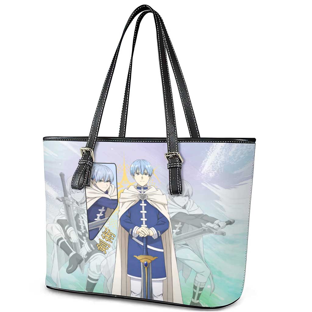 Himmel Frieren Beyond Journey’s End Leather Tote Bag Celestial Anime Fantasy Style
