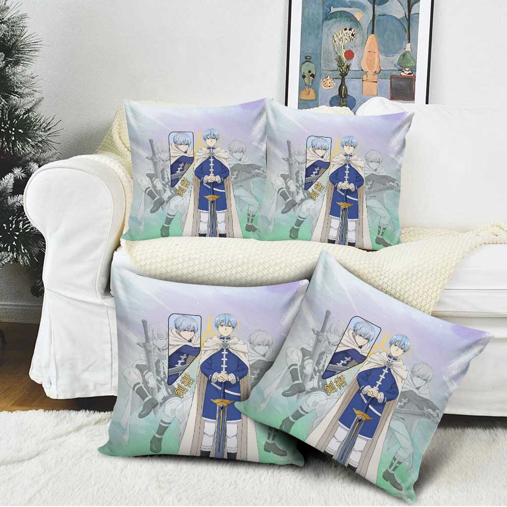 Himmel Frieren Beyond Journey’s End Pillow Cover Celestial Anime Fantasy Style