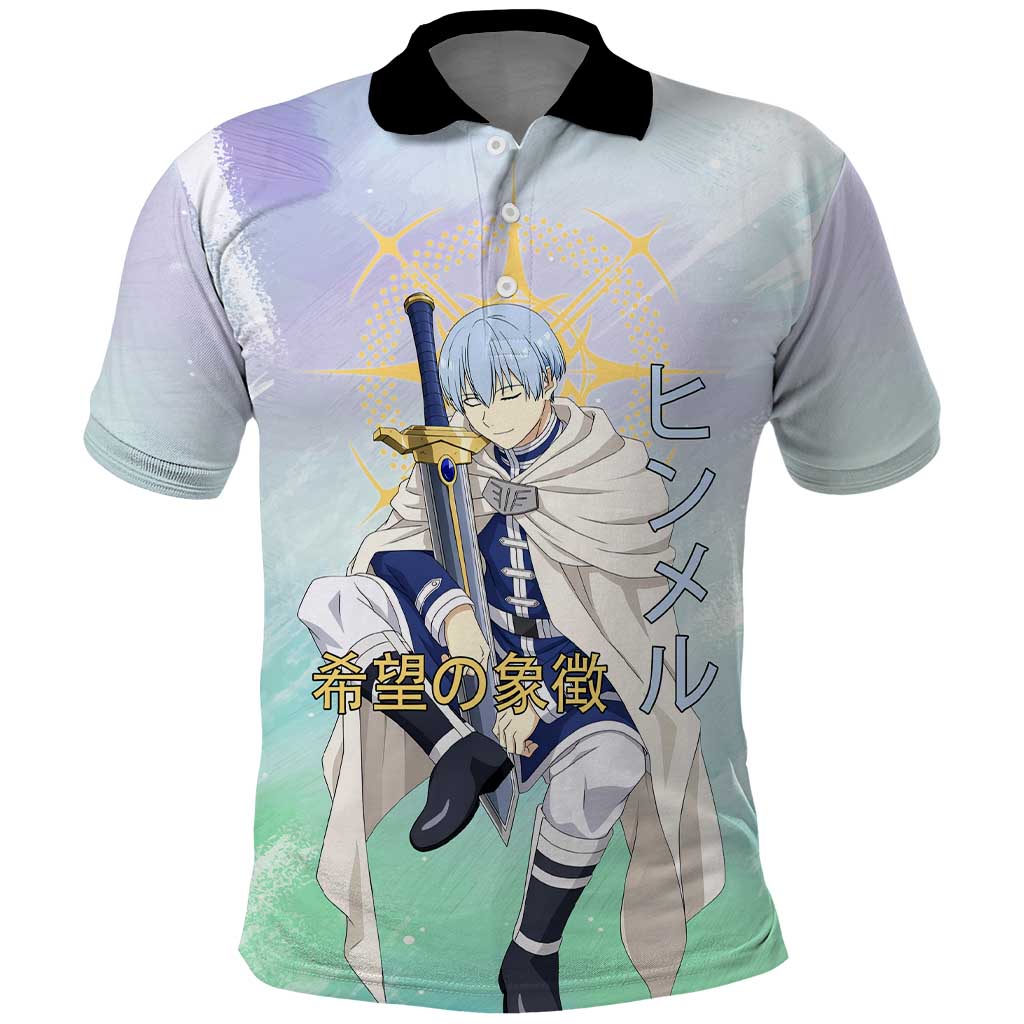 Himmel Frieren Beyond Journey’s End Polo Shirt Celestial Anime Fantasy Style