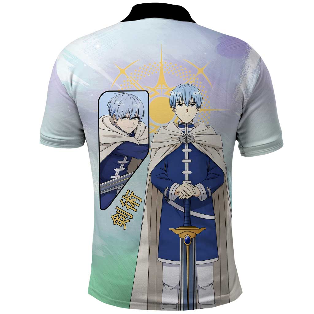 Himmel Frieren Beyond Journey’s End Polo Shirt Celestial Anime Fantasy Style
