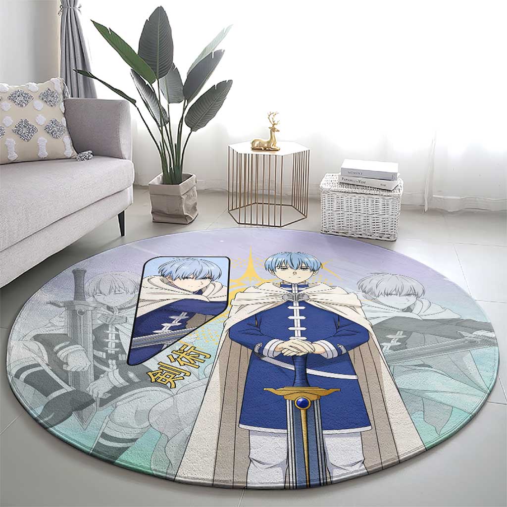 Himmel Frieren Beyond Journey’s End Round Carpet Celestial Anime Fantasy Style