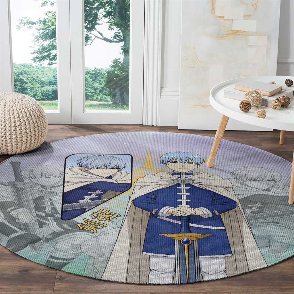 Himmel Frieren Beyond Journey’s End Round Carpet Celestial Anime Fantasy Style