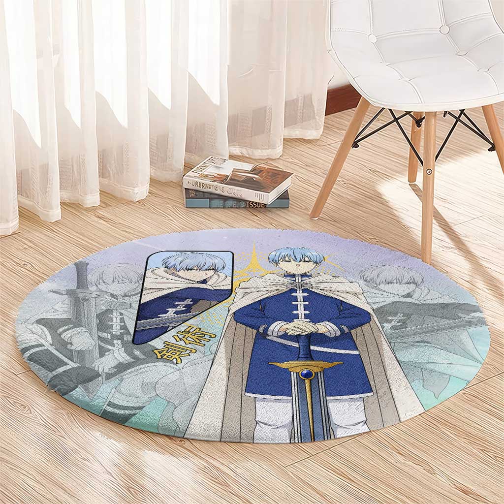 Himmel Frieren Beyond Journey’s End Round Carpet Celestial Anime Fantasy Style