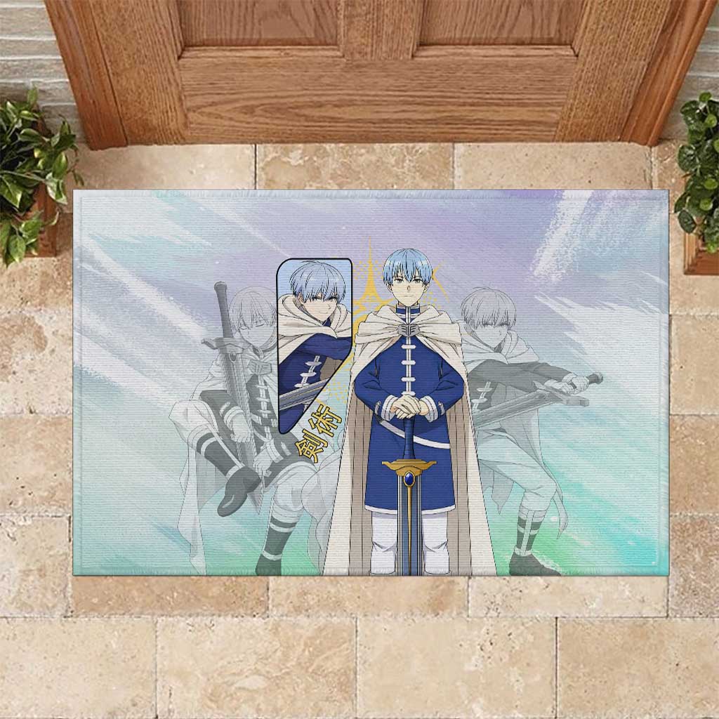 Himmel Frieren Beyond Journey’s End Rubber Doormat Celestial Anime Fantasy Style