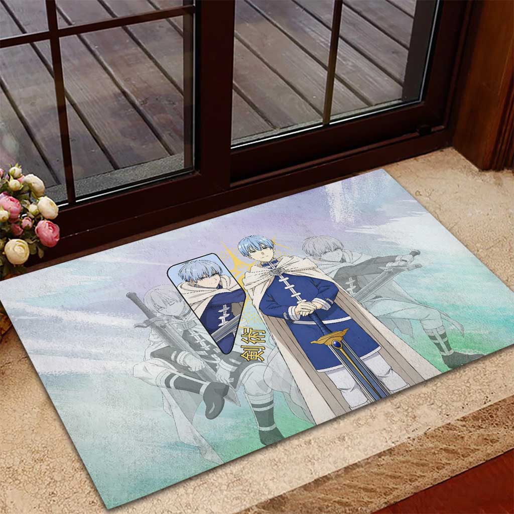Himmel Frieren Beyond Journey’s End Rubber Doormat Celestial Anime Fantasy Style