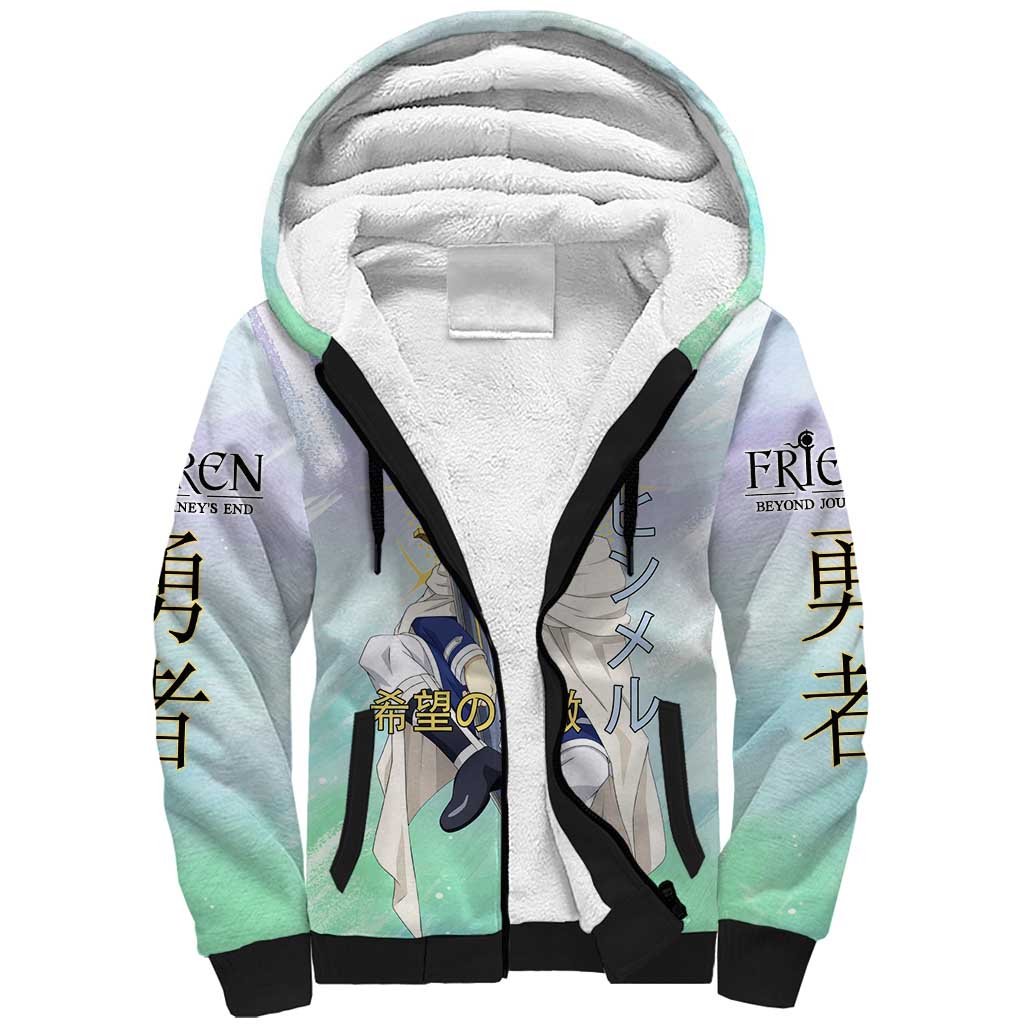 Himmel Frieren Beyond Journey’s End Sherpa Hoodie Celestial Anime Fantasy Style