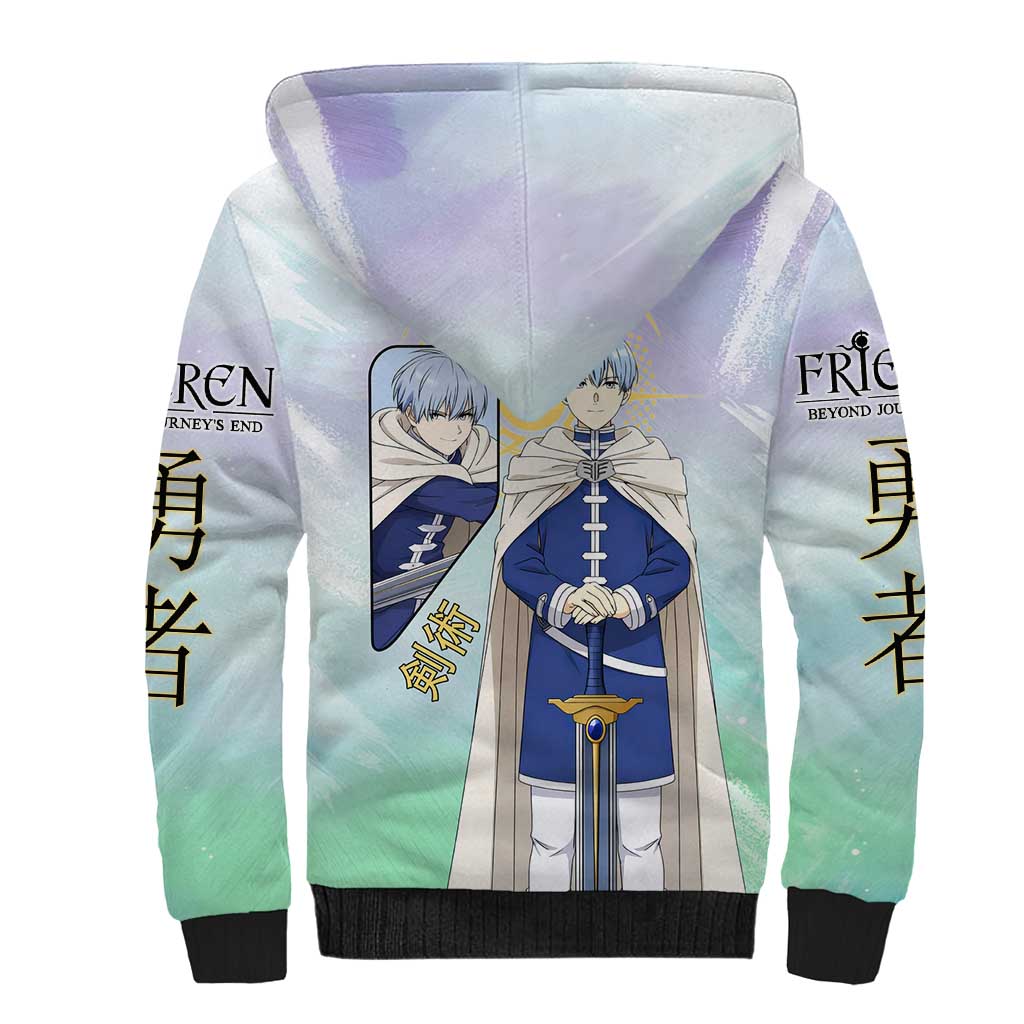 Himmel Frieren Beyond Journey’s End Sherpa Hoodie Celestial Anime Fantasy Style