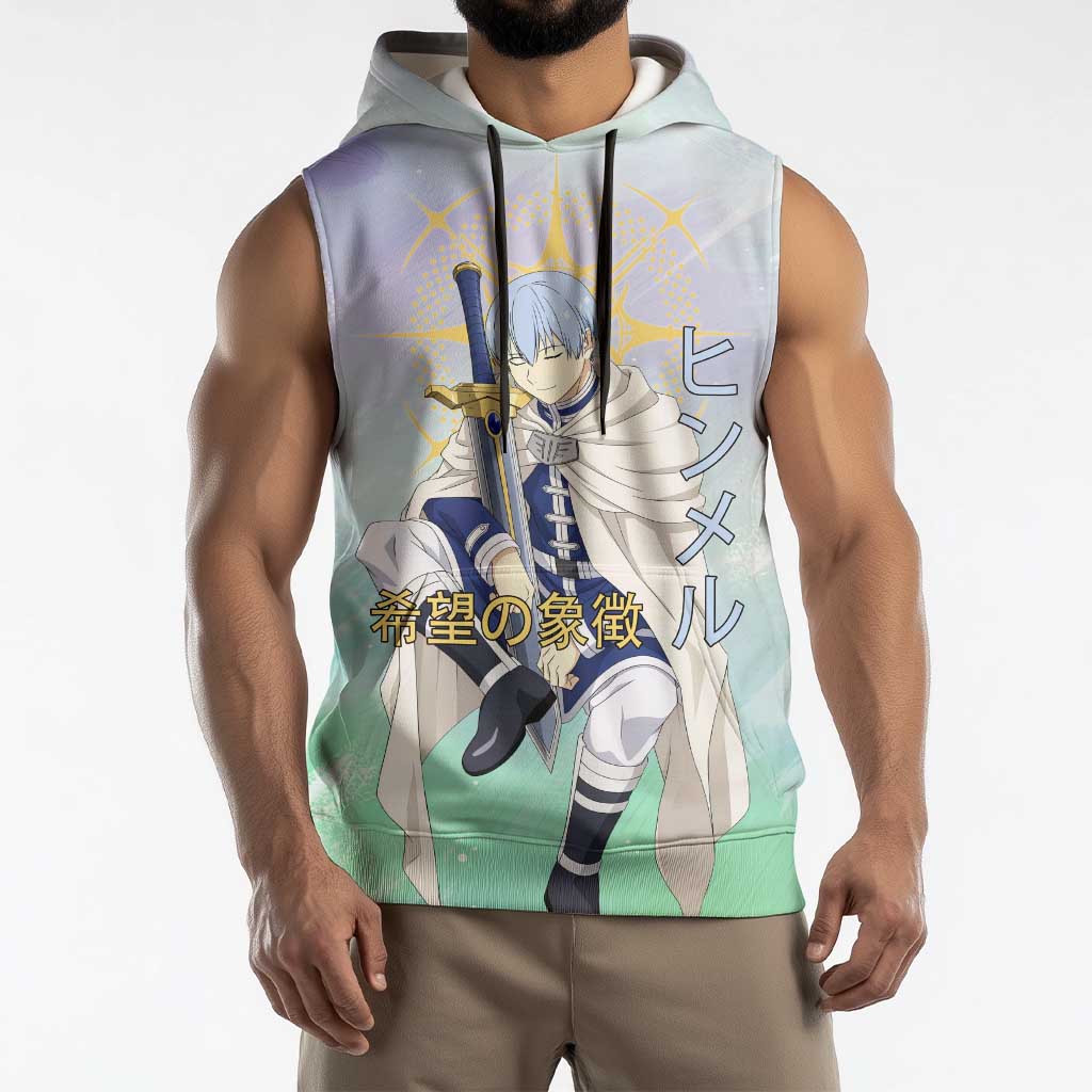 Himmel Frieren Beyond Journey’s End Sleeveless Hoodie Celestial Anime Fantasy Style