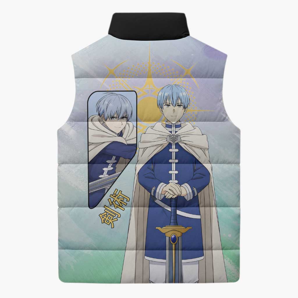 Himmel Frieren Beyond Journey’s End Sleeveless Puffer Jacket Celestial Anime Fantasy Style