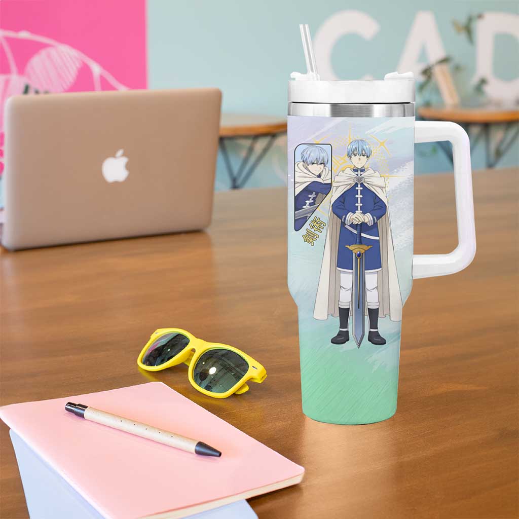 Himmel Frieren Beyond Journey’s End Tumbler With Handle Celestial Anime Fantasy Style