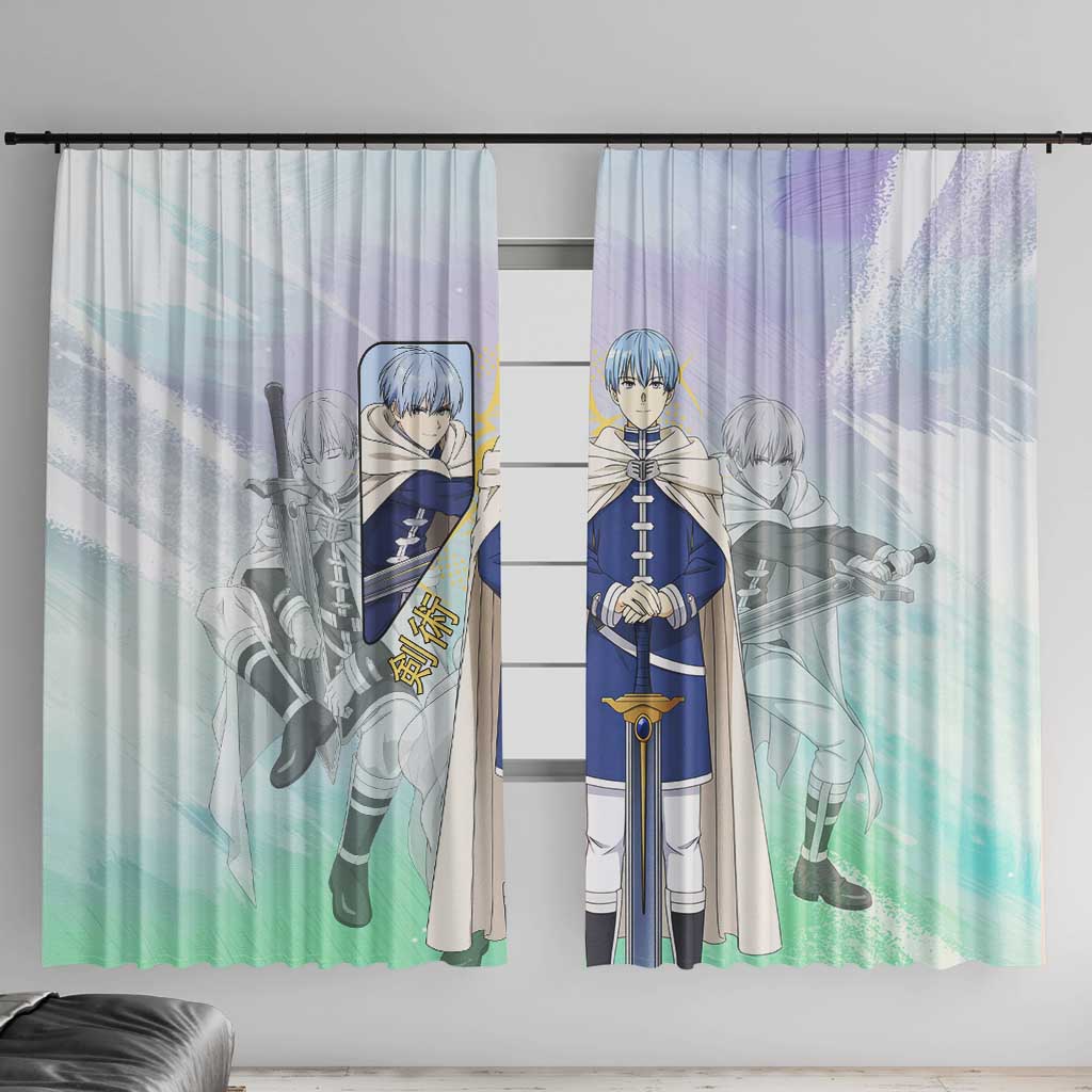 Himmel Frieren Beyond Journey’s End Window Curtain Celestial Anime Fantasy Style