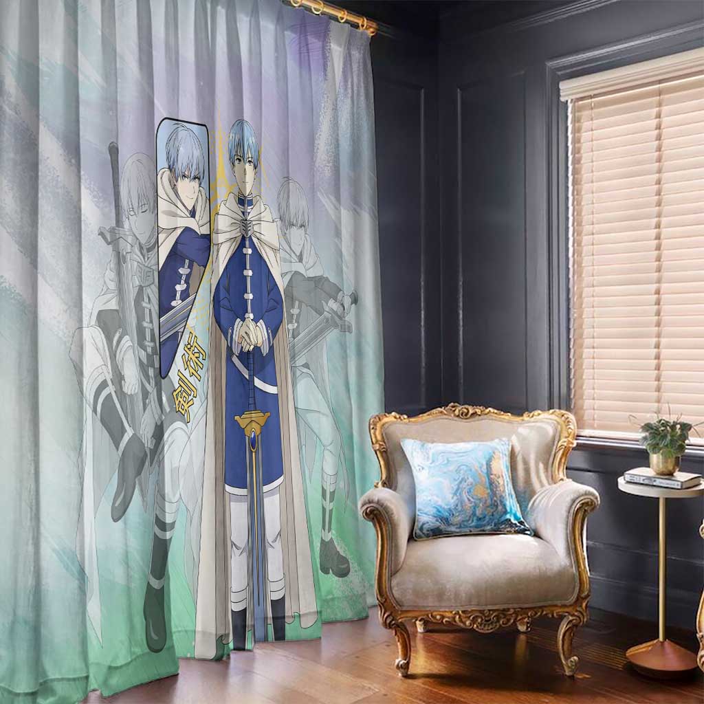 Himmel Frieren Beyond Journey’s End Window Curtain Celestial Anime Fantasy Style