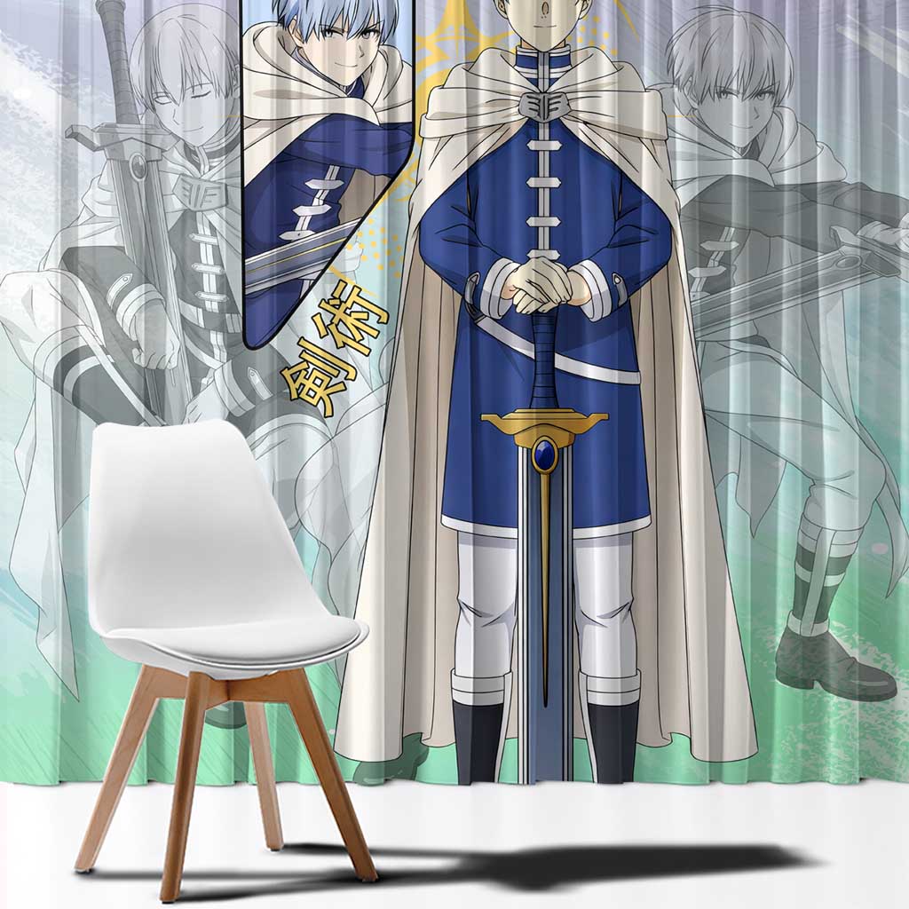 Himmel Frieren Beyond Journey’s End Window Curtain Celestial Anime Fantasy Style