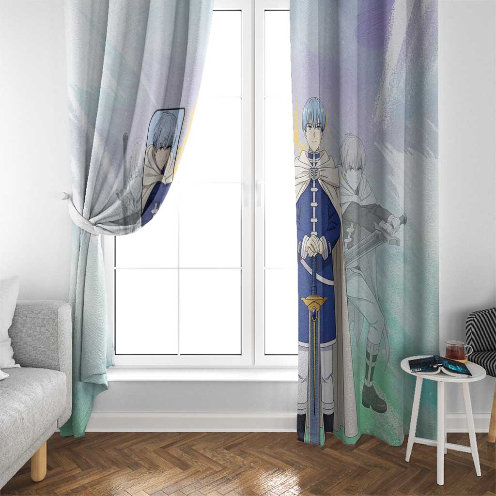 Himmel Frieren Beyond Journey’s End Window Curtain Celestial Anime Fantasy Style