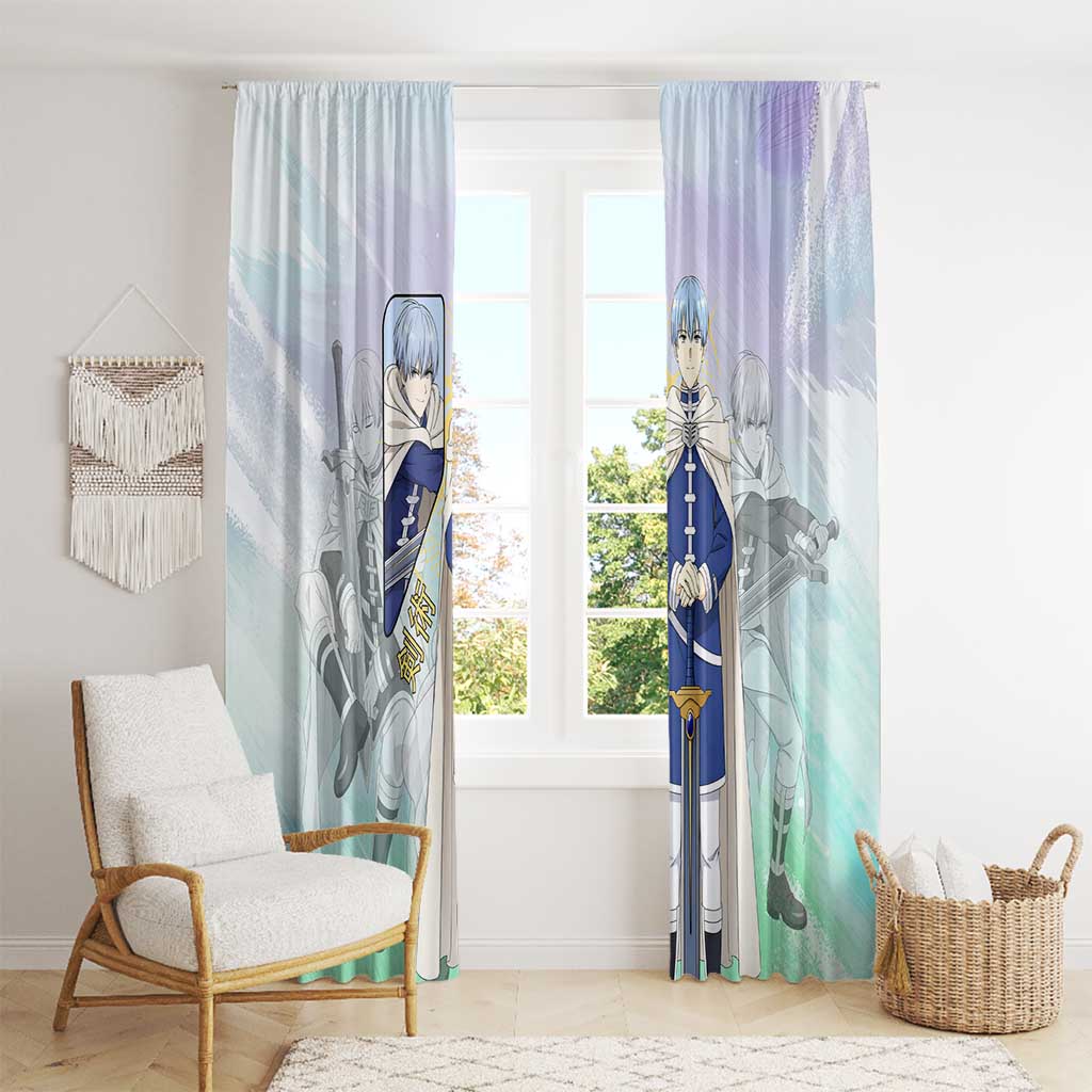 Himmel Frieren Beyond Journey’s End Window Curtain Celestial Anime Fantasy Style