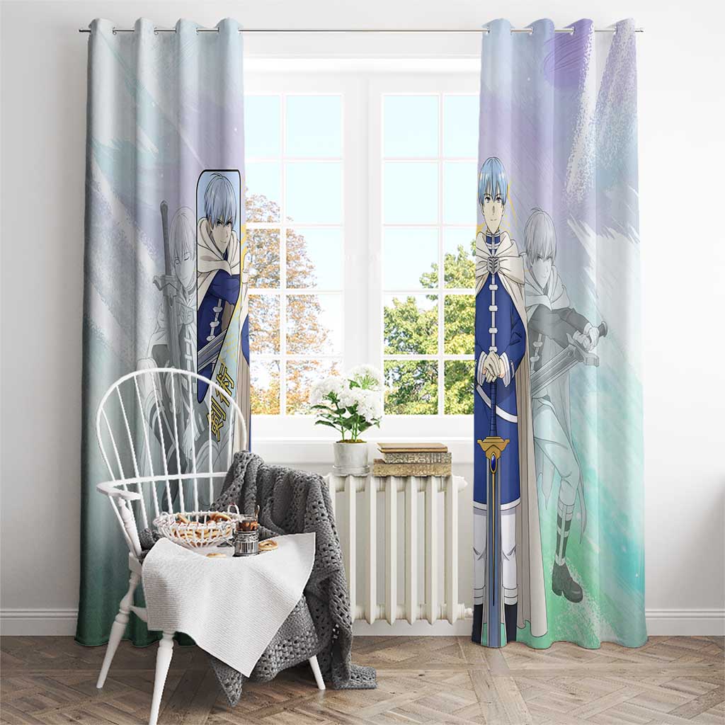 Himmel Frieren Beyond Journey’s End Window Curtain Celestial Anime Fantasy Style