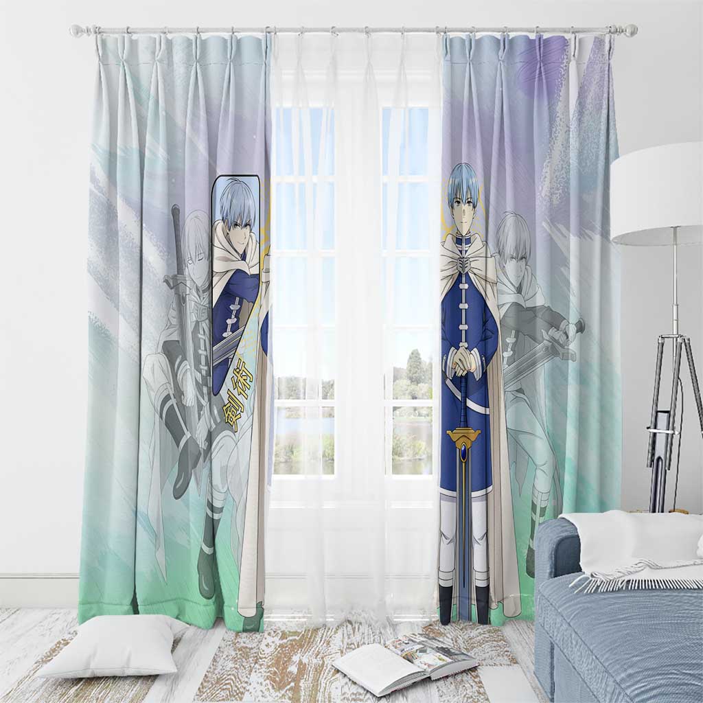 Himmel Frieren Beyond Journey’s End Window Curtain Celestial Anime Fantasy Style