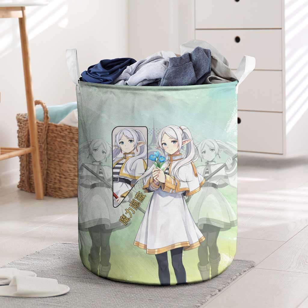 Frieren Frieren Beyond Journey’s End Laundry Basket Ethereal Fantasy Anime Style