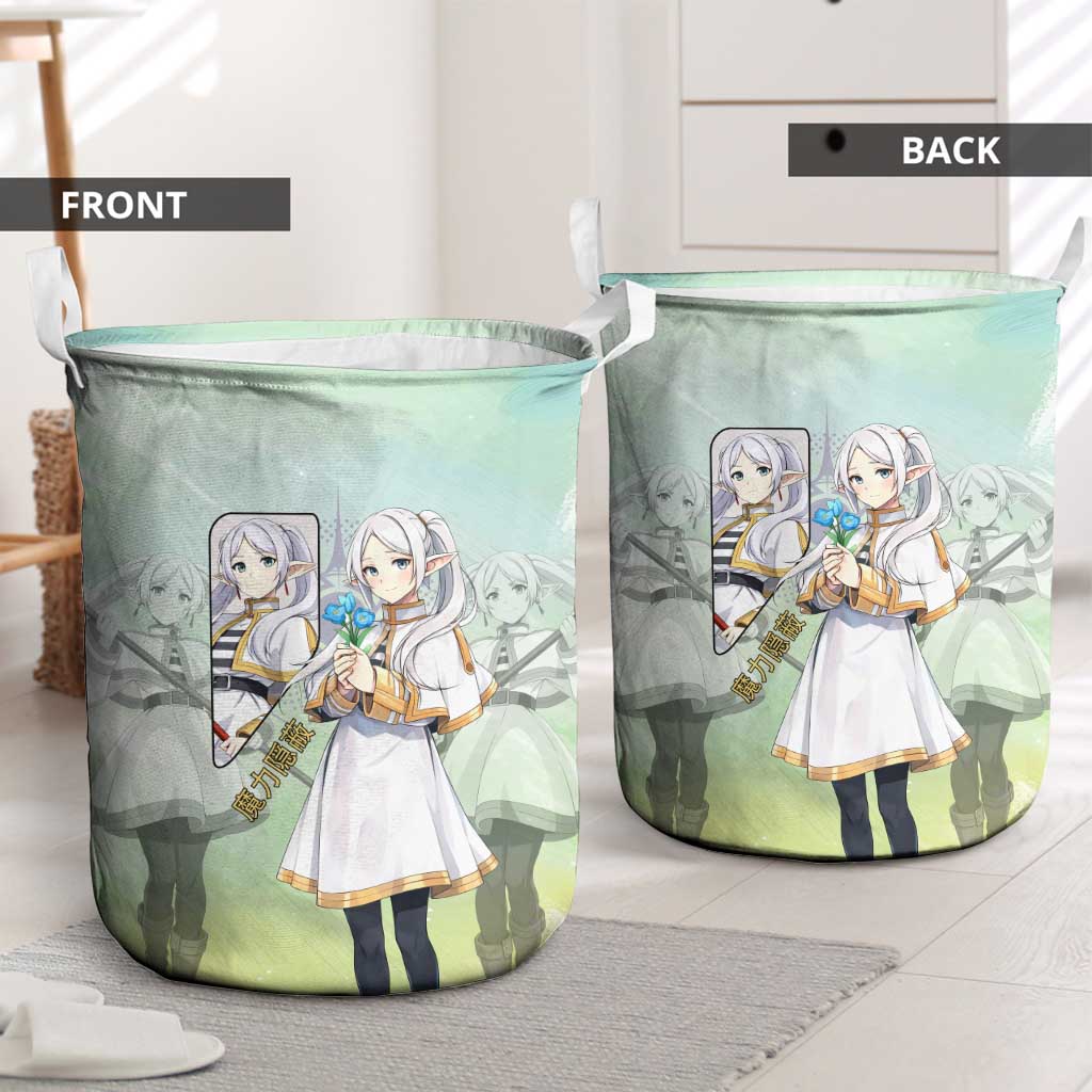 Frieren Frieren Beyond Journey’s End Laundry Basket Ethereal Fantasy Anime Style