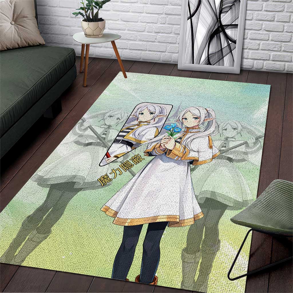 Frieren Frieren Beyond Journey’s End Area Rug Ethereal Fantasy Anime Style