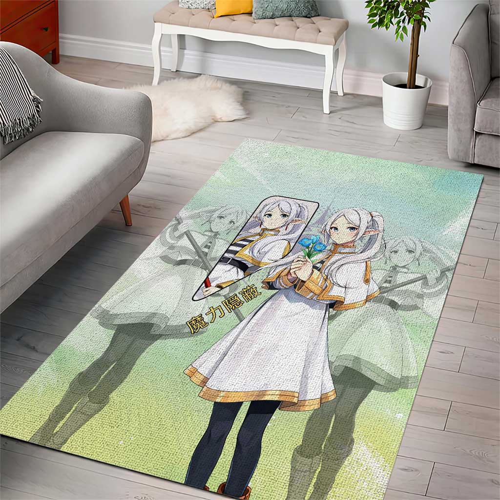 Frieren Frieren Beyond Journey’s End Area Rug Ethereal Fantasy Anime Style