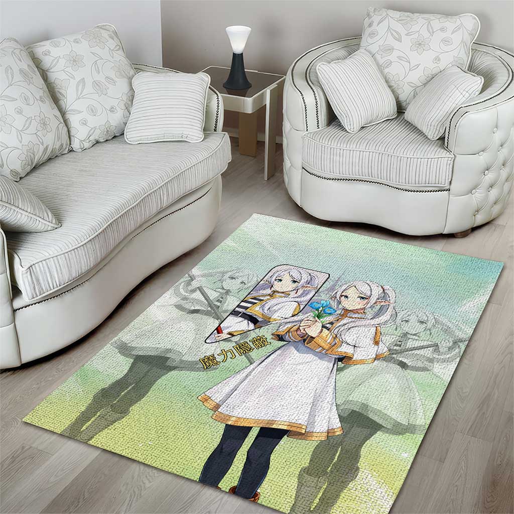 Frieren Frieren Beyond Journey’s End Area Rug Ethereal Fantasy Anime Style