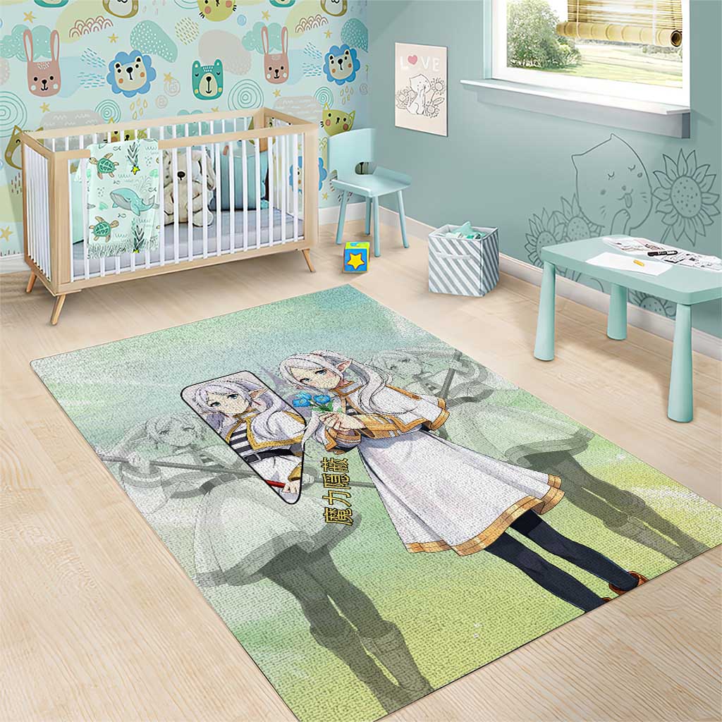 Frieren Frieren Beyond Journey’s End Area Rug Ethereal Fantasy Anime Style