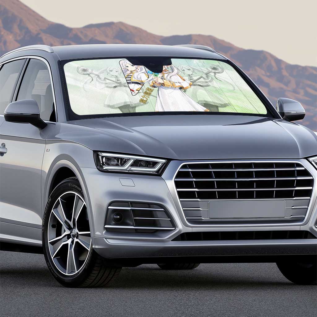 Frieren Frieren Beyond Journey’s End Auto Sun Shade Ethereal Fantasy Anime Style