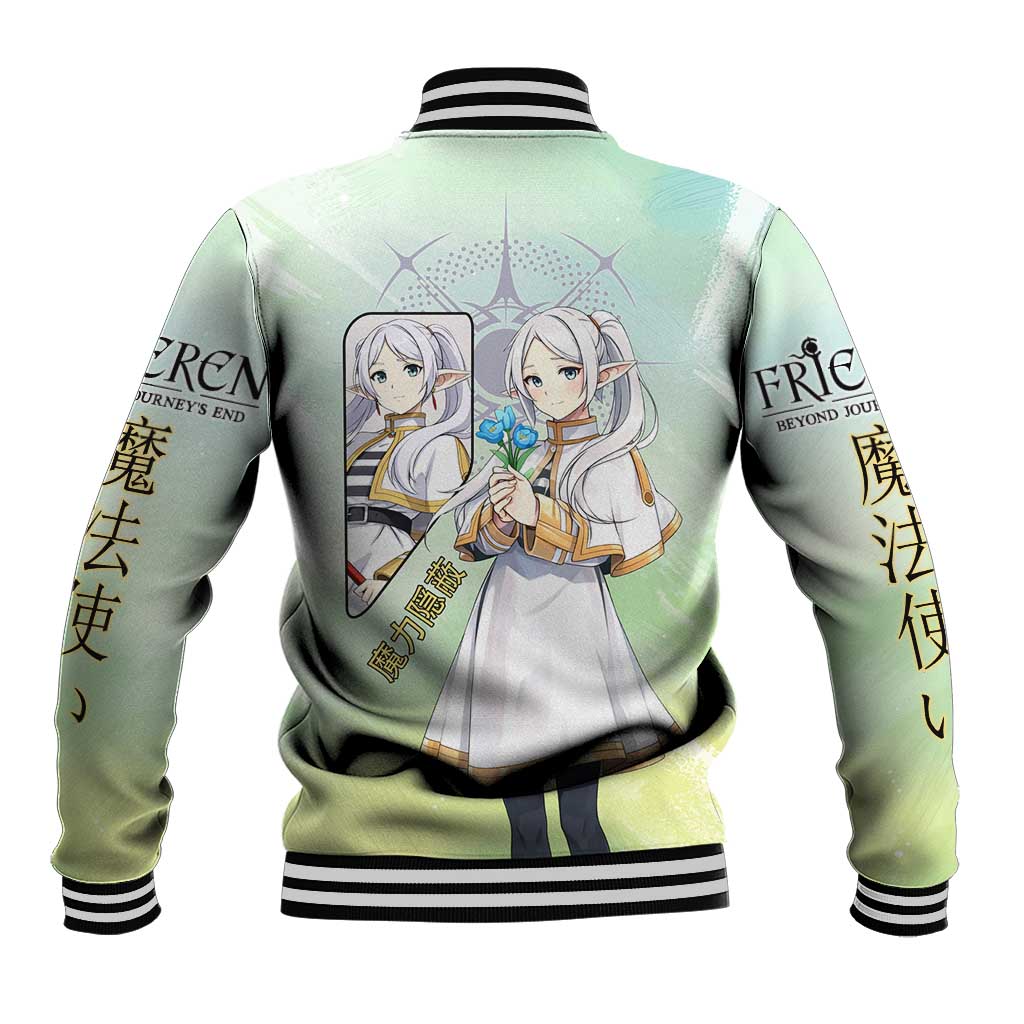 Frieren Frieren Beyond Journey’s End Baseball Jacket Ethereal Fantasy Anime Style