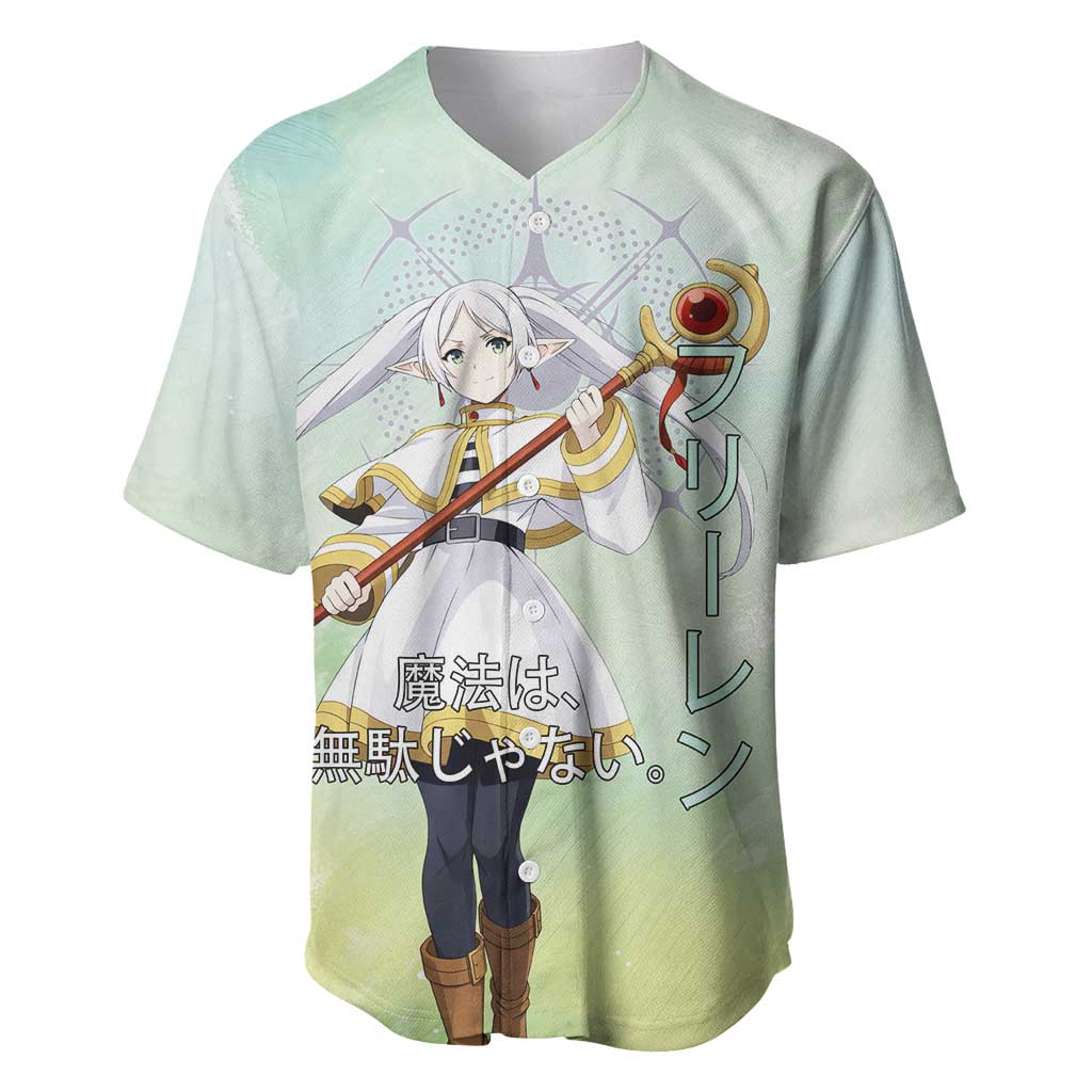 Frieren Frieren Beyond Journey’s End Baseball Jersey Ethereal Fantasy Anime Style
