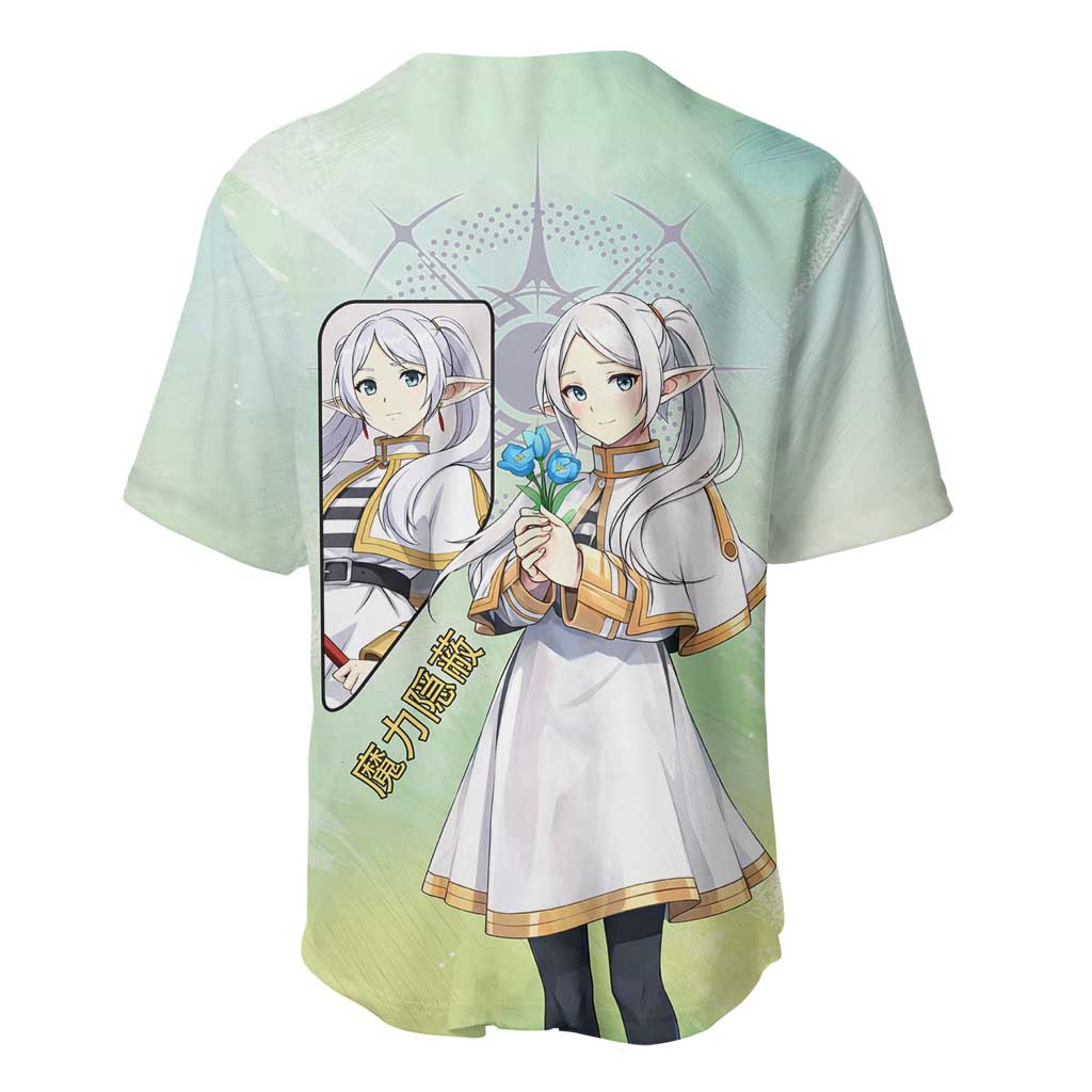 Frieren Frieren Beyond Journey’s End Baseball Jersey Ethereal Fantasy Anime Style
