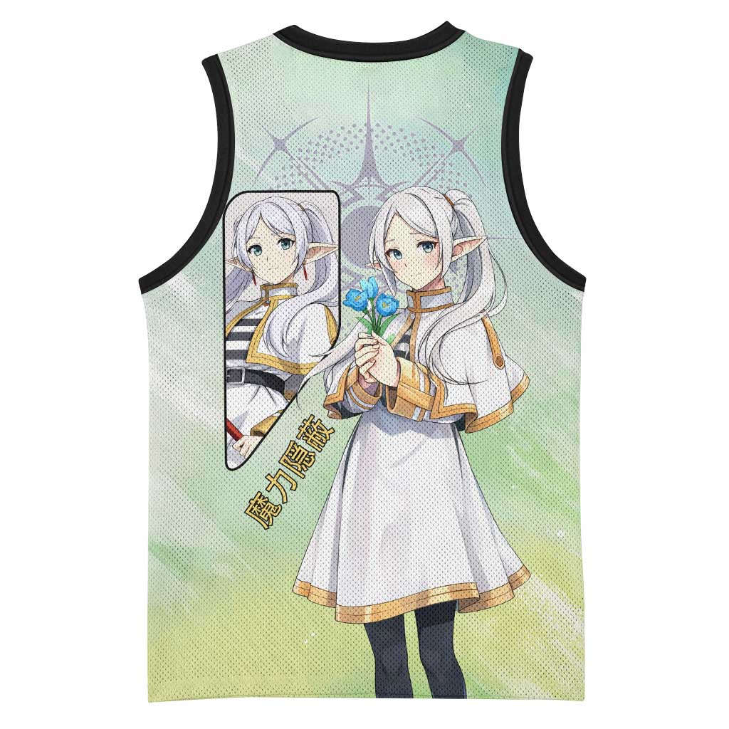 Frieren Frieren Beyond Journey’s End Basketball Jersey Ethereal Fantasy Anime Style