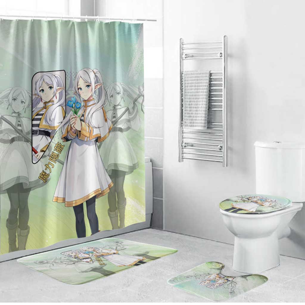 Frieren Frieren Beyond Journey’s End Bathroom Set Ethereal Fantasy Anime Style