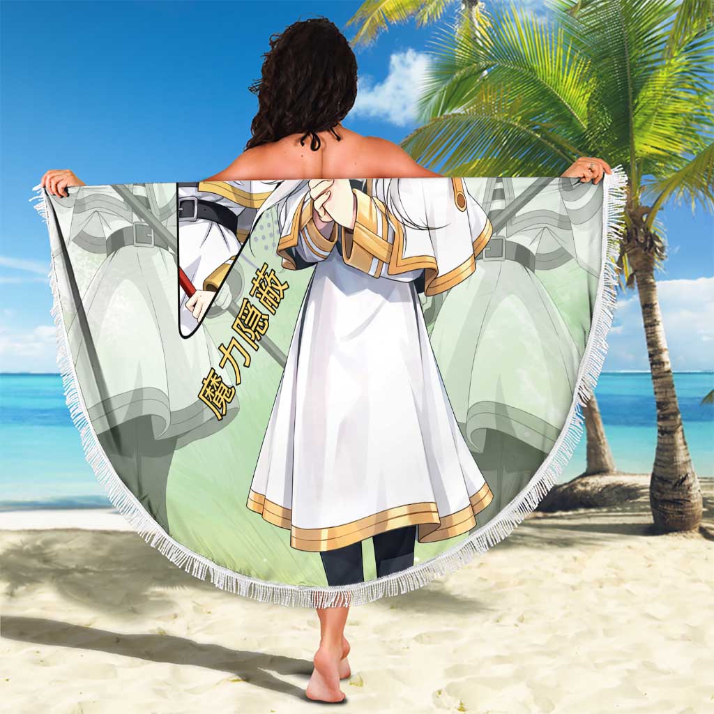 Frieren Frieren Beyond Journey’s End Beach Blanket Ethereal Fantasy Anime Style