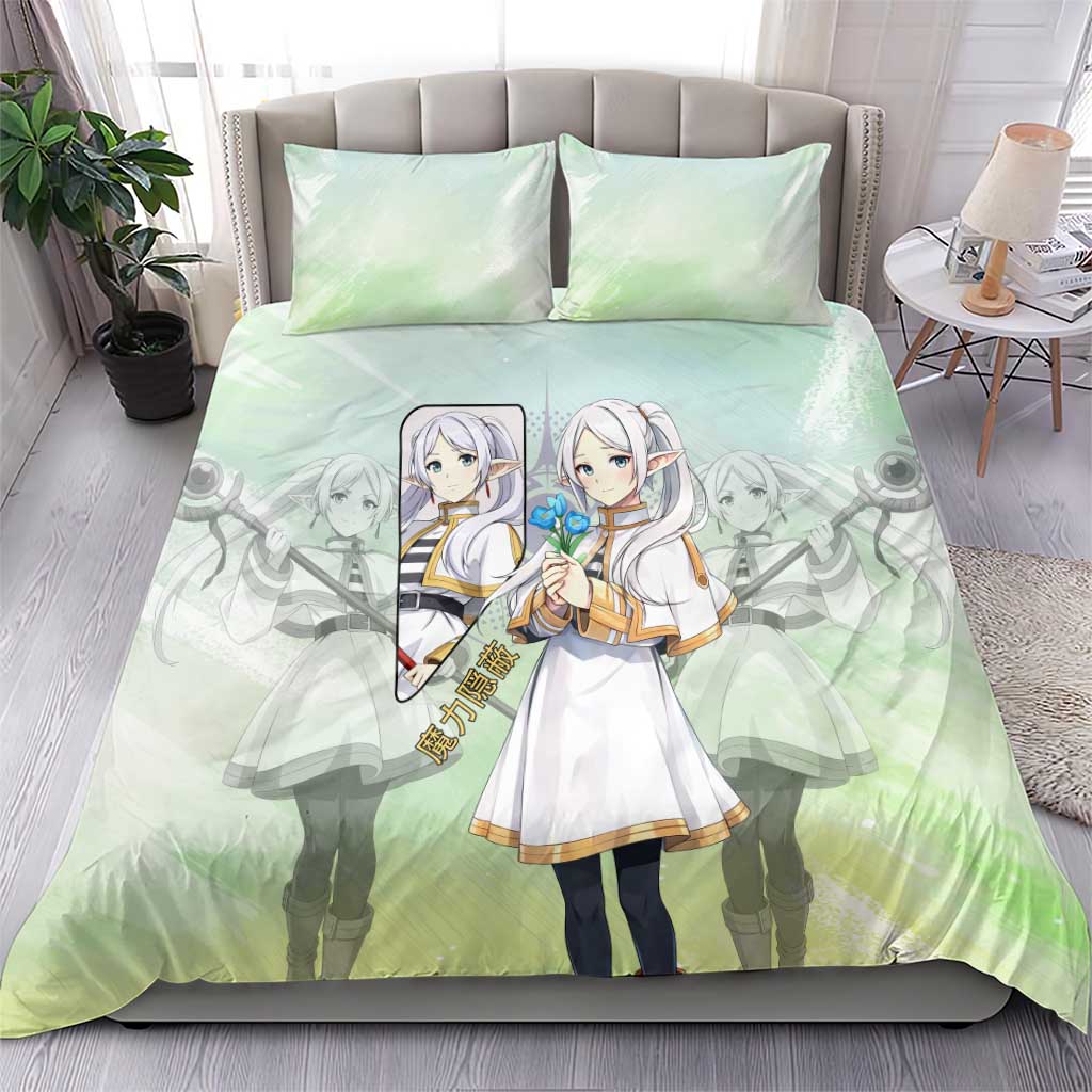Frieren Frieren Beyond Journey’s End Bedding Set Ethereal Fantasy Anime Style