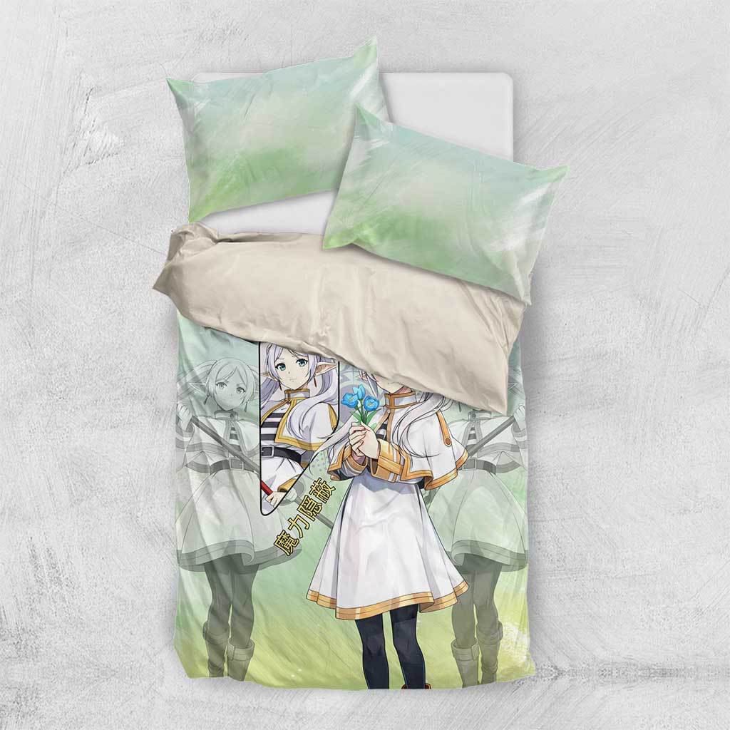 Frieren Frieren Beyond Journey’s End Bedding Set Ethereal Fantasy Anime Style