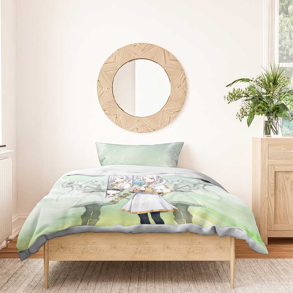 Frieren Frieren Beyond Journey’s End Bedding Set Ethereal Fantasy Anime Style