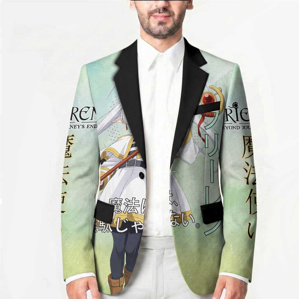 Frieren Frieren Beyond Journey’s End Blazer Ethereal Fantasy Anime Style