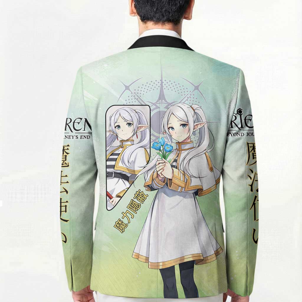 Frieren Frieren Beyond Journey’s End Blazer Ethereal Fantasy Anime Style