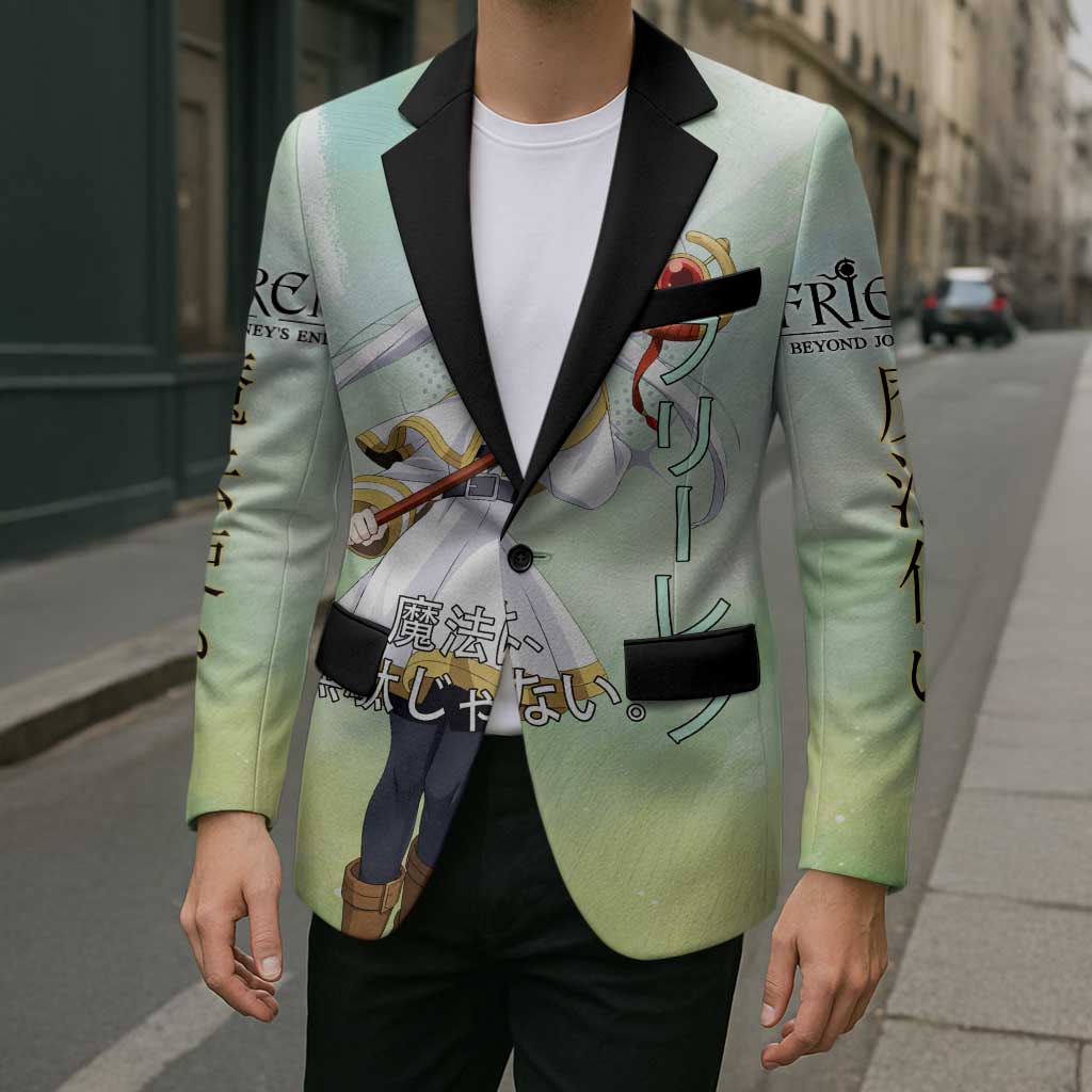 Frieren Frieren Beyond Journey’s End Blazer Ethereal Fantasy Anime Style