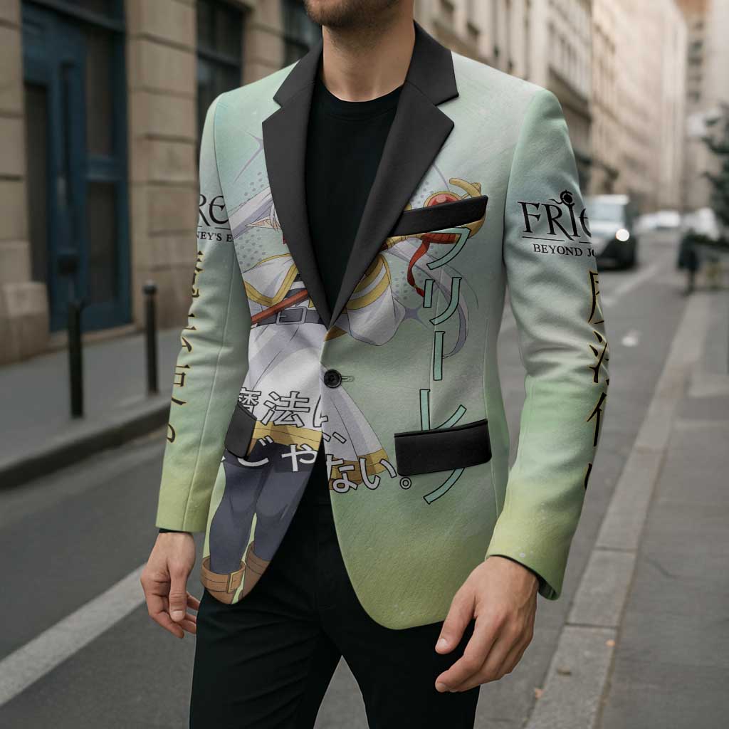 Frieren Frieren Beyond Journey’s End Blazer Ethereal Fantasy Anime Style