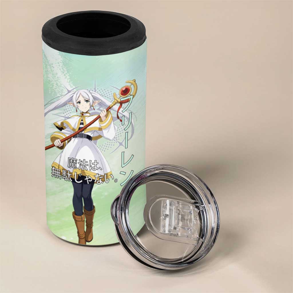 Frieren Frieren Beyond Journey’s End 4 in 1 Can Cooler Tumbler Ethereal Fantasy Anime Style