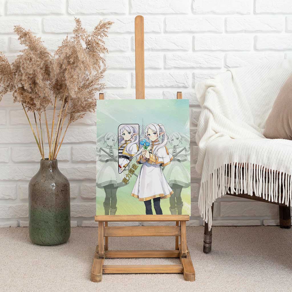 Frieren Frieren Beyond Journey’s End Canvas Wall Art Ethereal Fantasy Anime Style