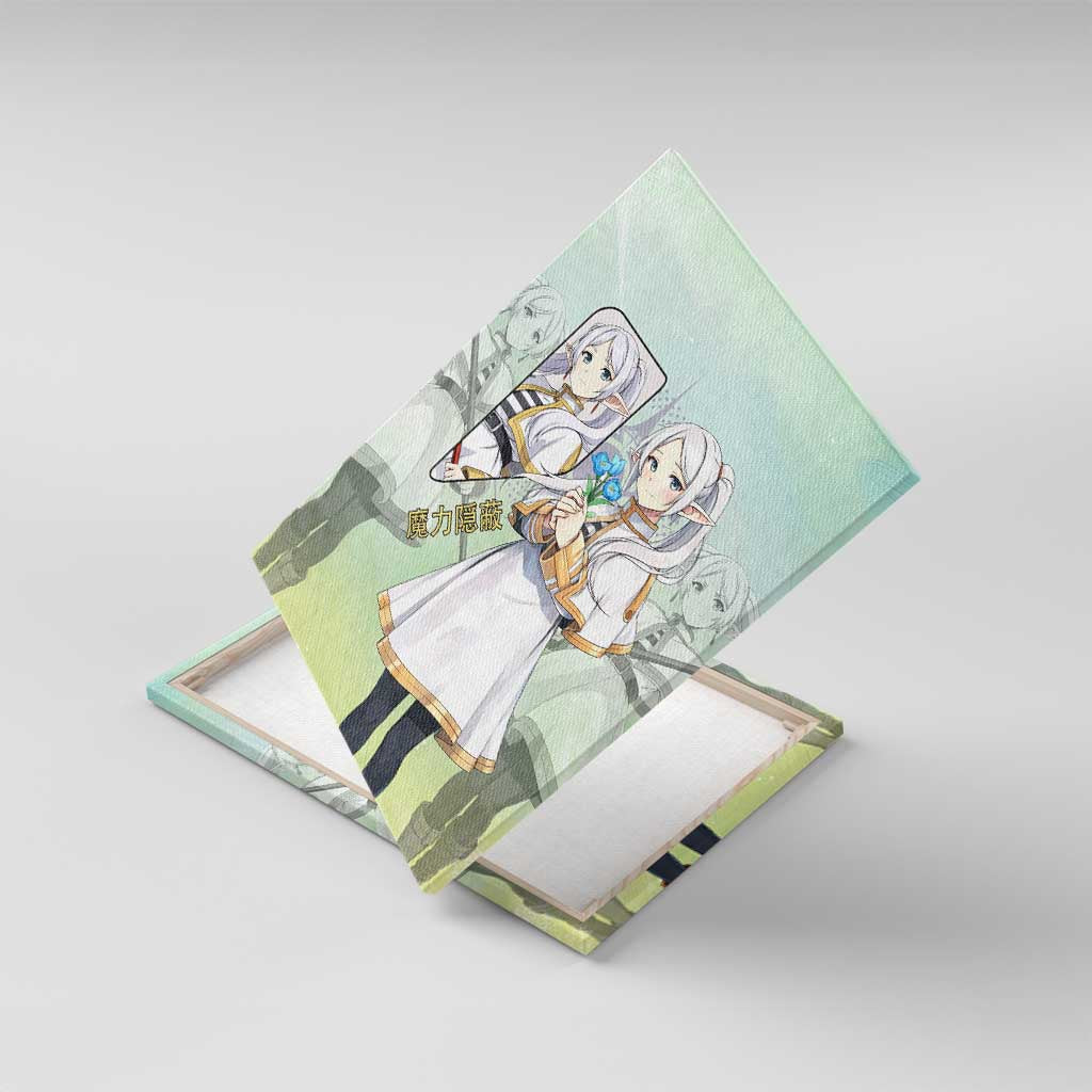 Frieren Frieren Beyond Journey’s End Canvas Wall Art Ethereal Fantasy Anime Style