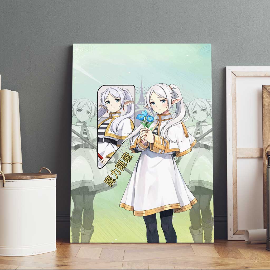 Frieren Frieren Beyond Journey’s End Canvas Wall Art Ethereal Fantasy Anime Style